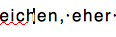 Cursor nach Komma drücken