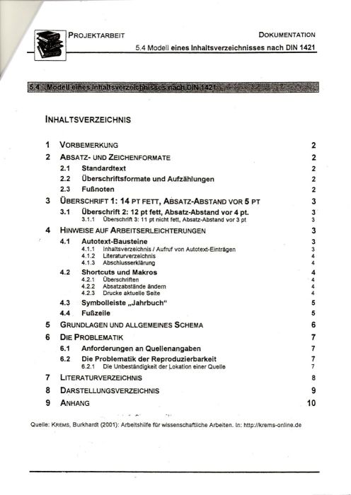 Vorlage