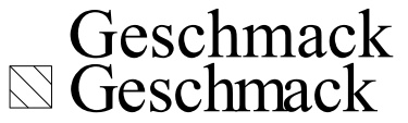 Vergrößerung: oben = so wie es sein sollte; unten = aus LO Calc