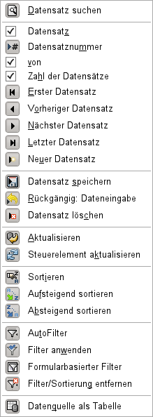 Steuerelement aktualisieren in der Navigationsleiste