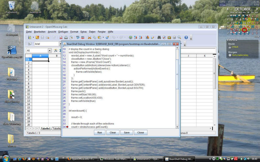 Java-Fehlermeldung beim öffnen von OpenOffice
